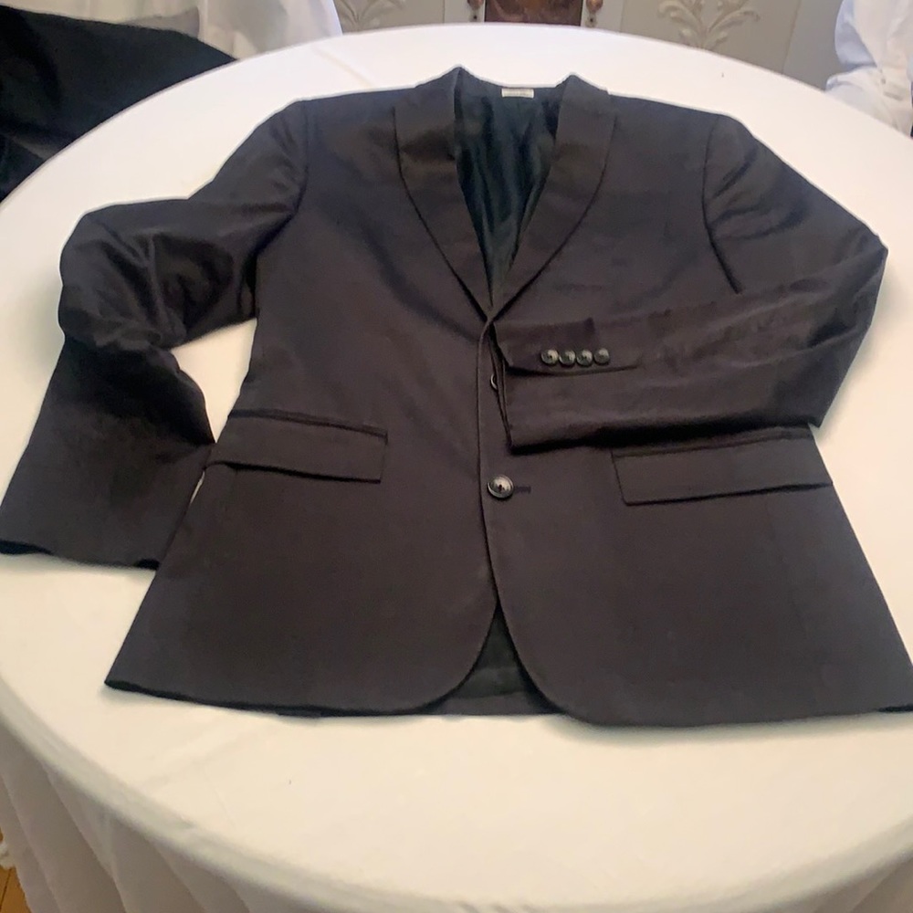 Men’s Calvin Klein Black Cotton SlimFit blazer.Purchased in NYC on 5th Ave.